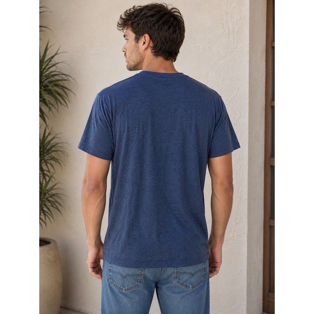 Lucky Brand Men’s M Blue Graphic T Shirt Vintage American MFG Co Crew Neck - Picture 5 of 11